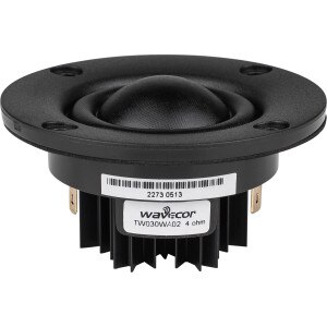 Wavecor TW030WA02 30mm Textile Dome Neodymium Tweeter with Heat Sink and Ferrofluid
